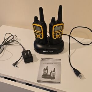 Midland Yellow Two-Way Radios